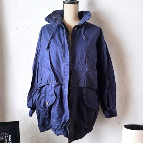 Woman Navy Blue Light Wight Jacket - Picture 9 of 14